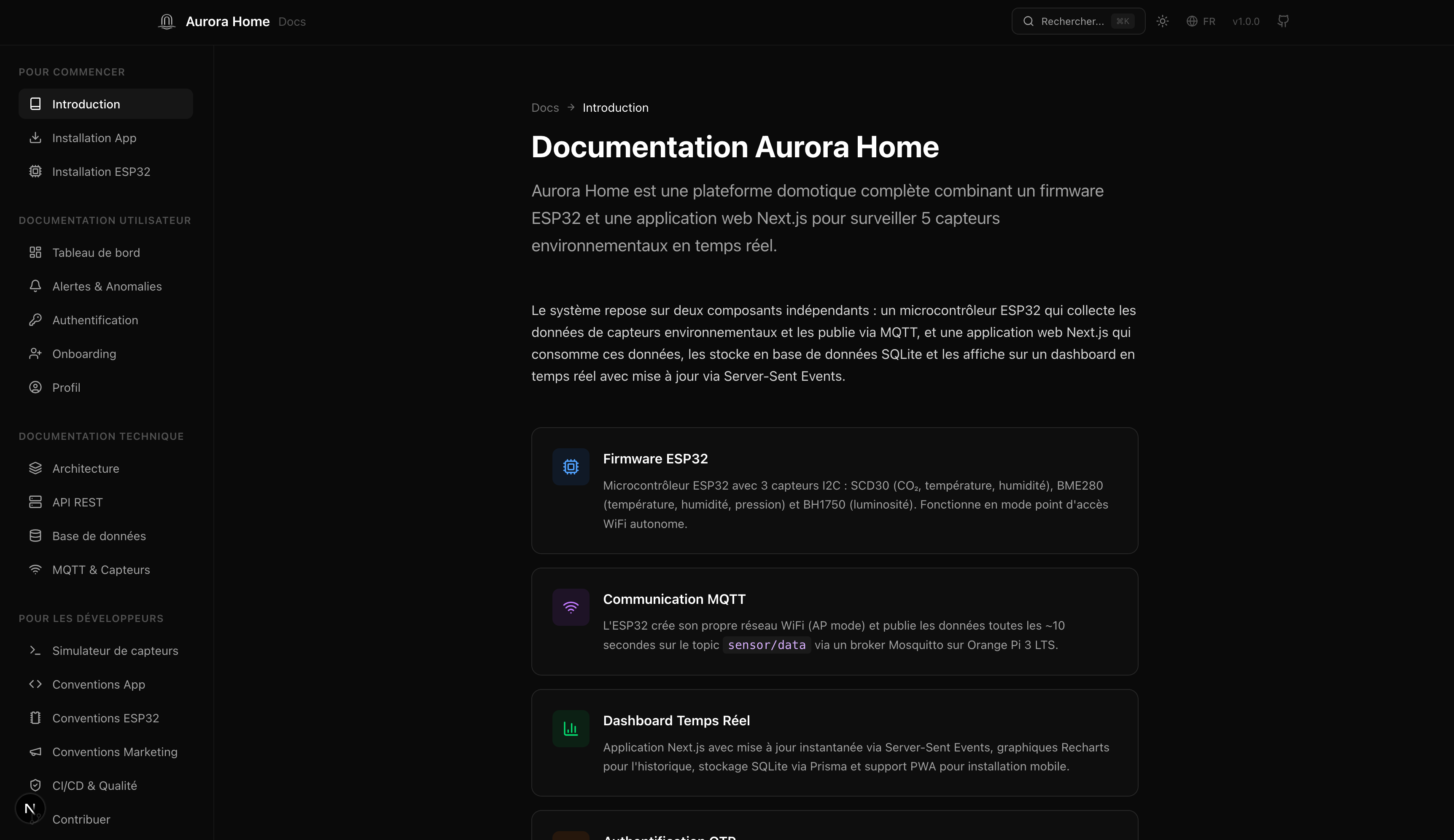AuroraHome - Documentation